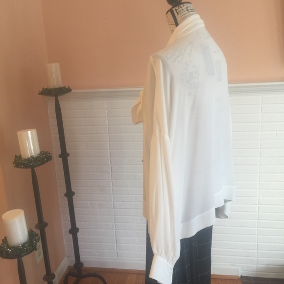 🌺Final Price w/Free Shipping🌺Polo Ralph Lauren Mulberry Silk Swing Blouse - Picture 6 of 8